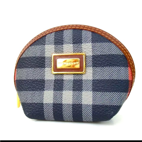 Like New Burberry Nova Check Burberry Small Pouch - Picture 1 of 10